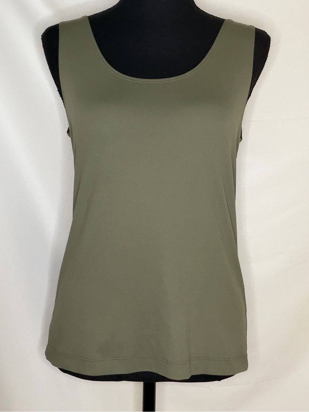 SAGE GREEN CHICOS SLEEVELESS MICROFIBER TANK